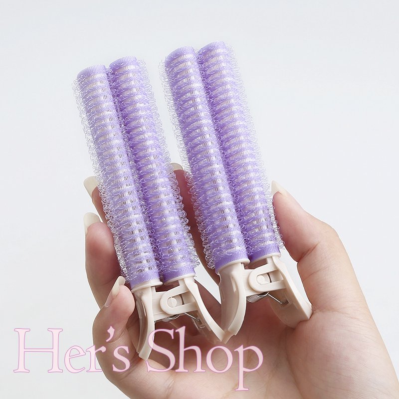 Set 2 kẹp làm phồng chân tóc uốn tóc tự nhiên phong cách hàn quốc