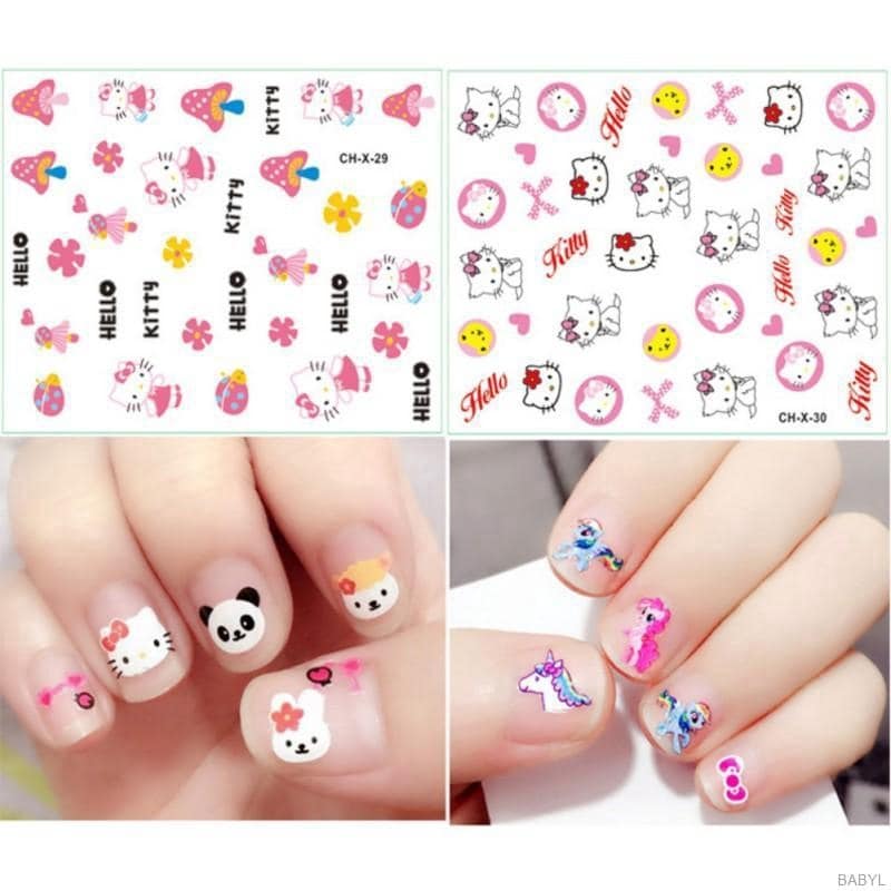 combo 5 Miếng sticker Trang Trí móng cho bé