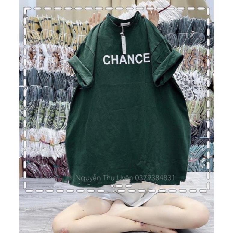 Áo thun cotton khô 3158 thun nam nữ unisex chance