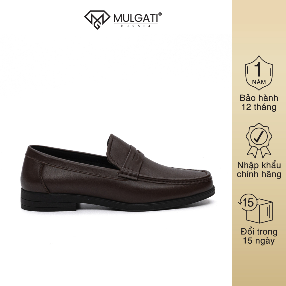 Giày lười da nam mulgati penny loafer - f268-6