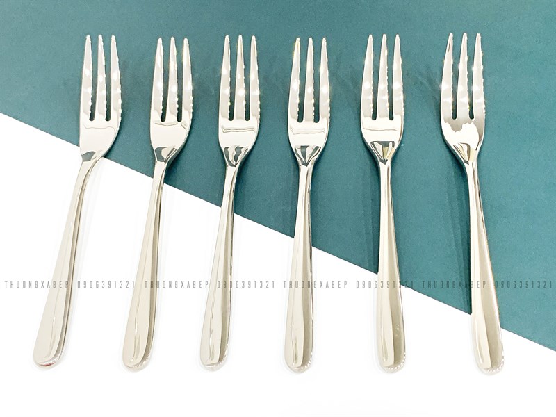 Nĩa inox tráng miệng tme 14.5cm - inox 18/10