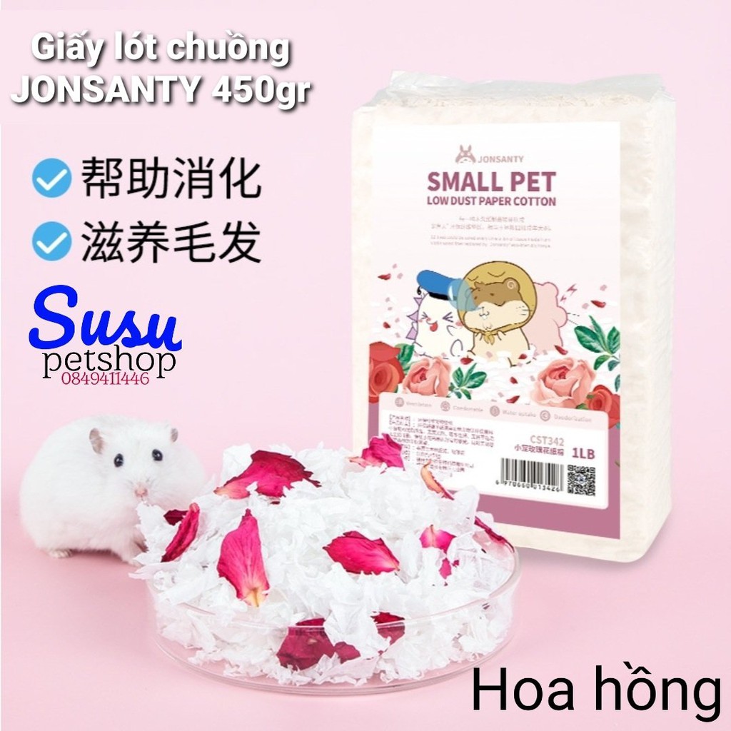 Giấy lót chuồng Jonsanty 450gr (1LB)