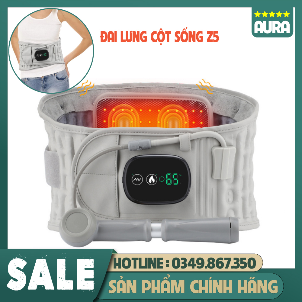 Đai lưng cột sống, đai kéo giãn cột sống cao cấp Z5, xóa bỏ đau thắt lưng, thoát vị đĩa đệm và định 