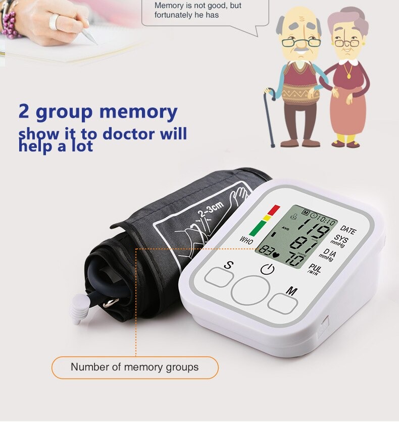 Máy đo huyết áp điện tử tự động VHO 001 đo huyết áp cánh tay