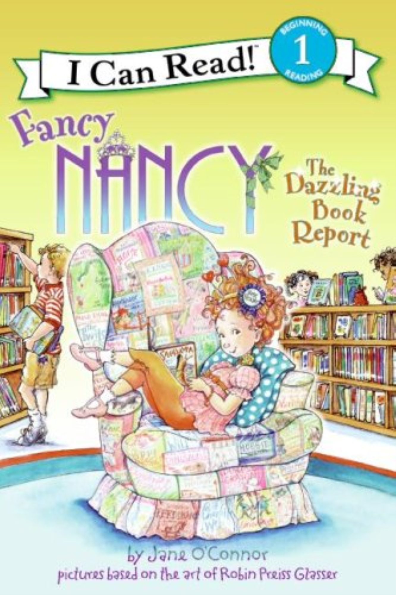 English original picture book Pretty Nancy Fancy Nancy: The Dazzling Book Report (I Can Read 1)