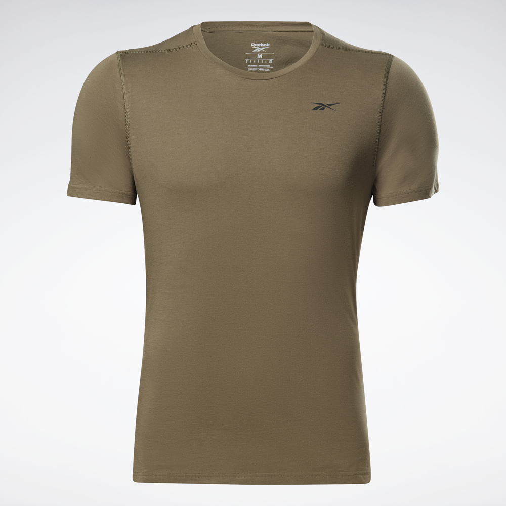 Reebok Áo Nam Tập luyện Speedwick Move Tee Màu xanh Army green H46607