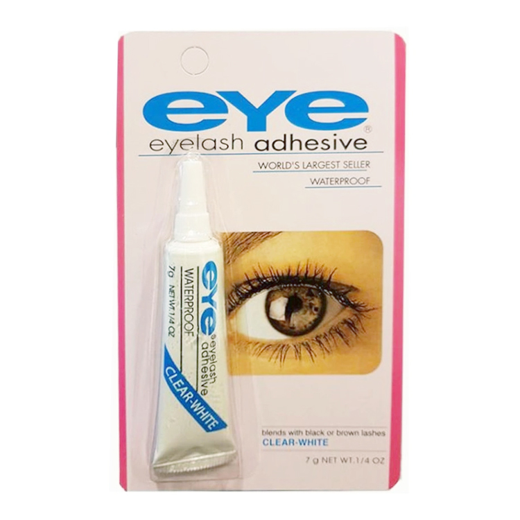 Chai keo dán mi giả eyelash adhesive 7g bám dính không hại mi, tuýp keo dán mi mini nhỏ gọn tiện dụng, keo dán mi kích mí to