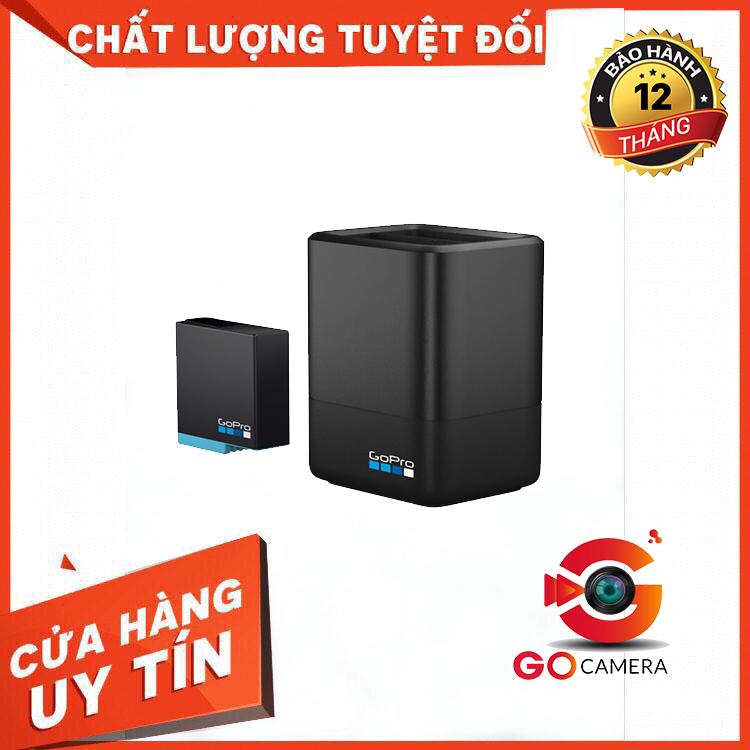Dock sạc đôi gopro 6/7/8 tặng kèm 1 pin zin gopro 8 -Dual battery charger+ battery