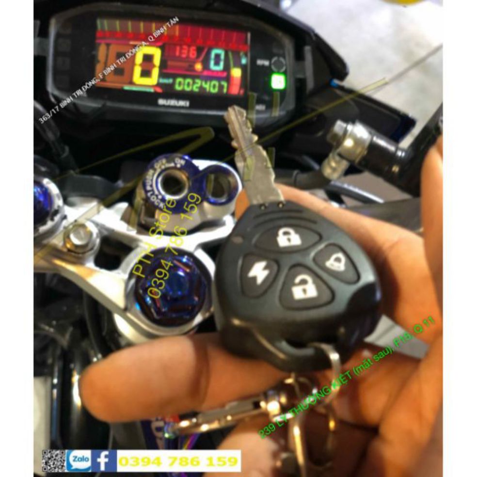Khóa chống trộm raider Fi/Satria/sonic