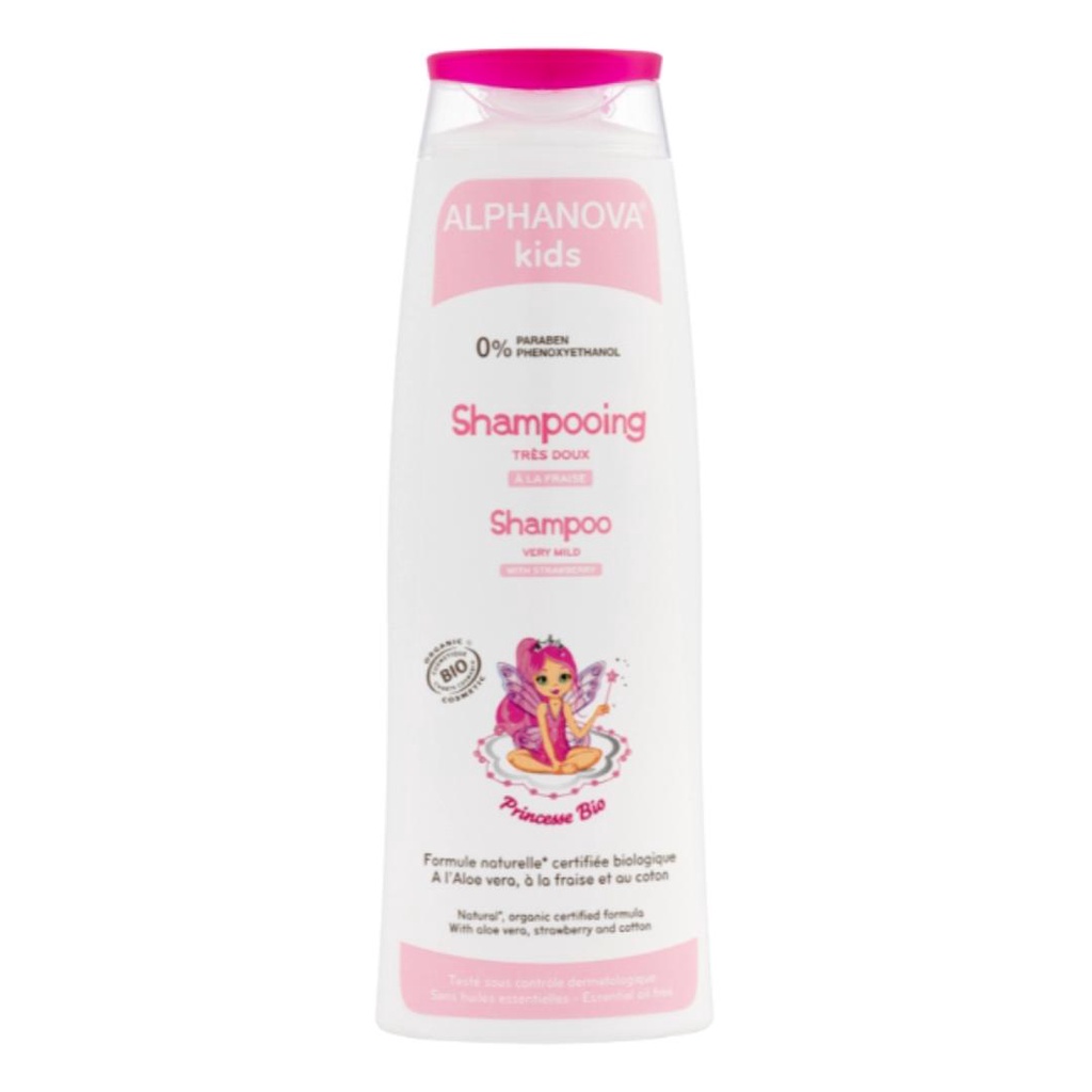 Dầu Gội Hữu Cơ Cho Bé Gái, Organic Shampoo Bio Princess for Girls