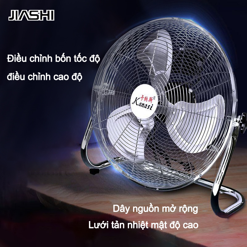 Jiashi Quạt sàn quạt công nghiệp công suất cao để bàn quạt điện gia dụng mạnh mẽ quạt sàn thương mại