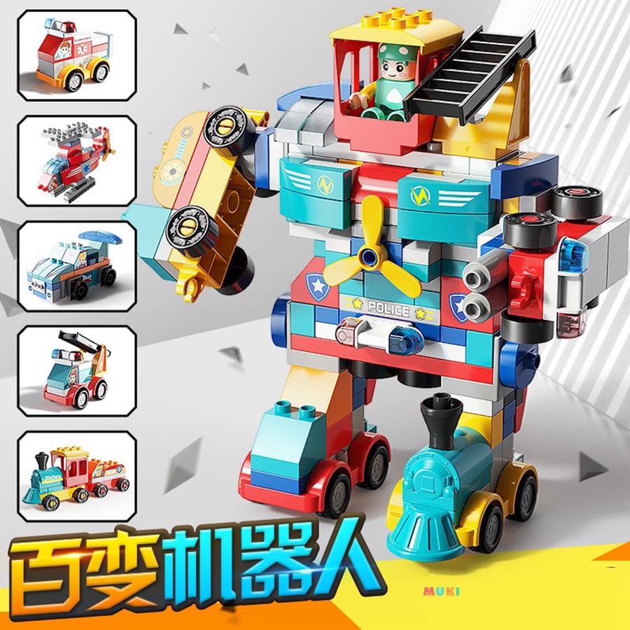 Đồ chơi lego duplo robot biến hình 195 chi tiết