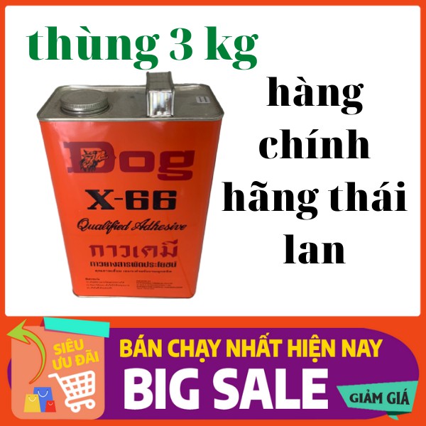 Keo x66 - keo con chó - keo dán dày dép