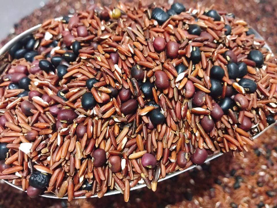 Trà gạo lứt đỗ đen đỗ đỏ giảm cân, lợi sữa mát gan, chắc khỏe xương khớp (500gram)