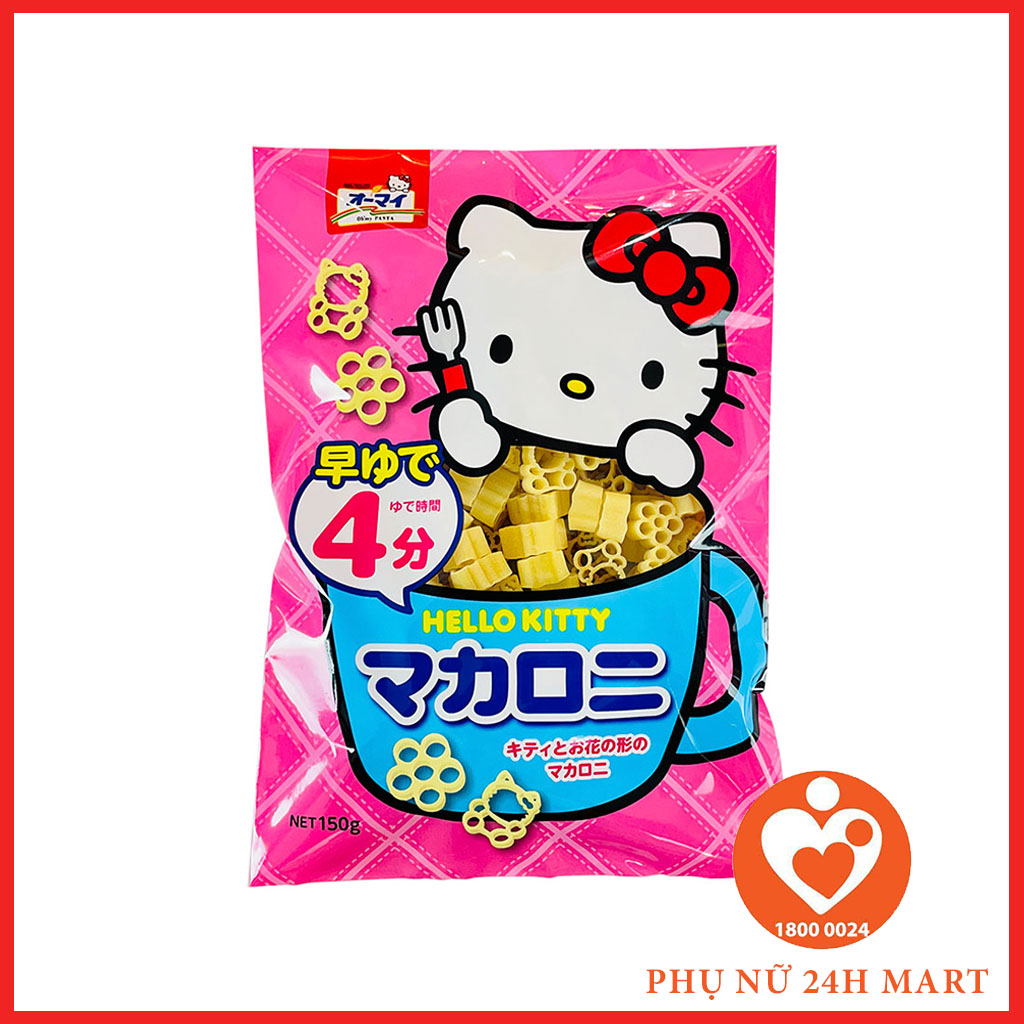 Mì Nui Hình Hello Kitty Hình Hoa 150g Nhật Bản, Mì Cho Bé Ăn Dặm, Mì Hữu Cơ Cho Bé, Mì Em Bé, Mì Tôm Cho Bé, Nui Cho Bé Ăn Dặm [HSD  T8/2026]