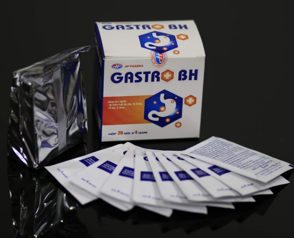 Gói dạ dày thảo dược GASTRO BH giảm đau dạ dày. Hộp 20 gói