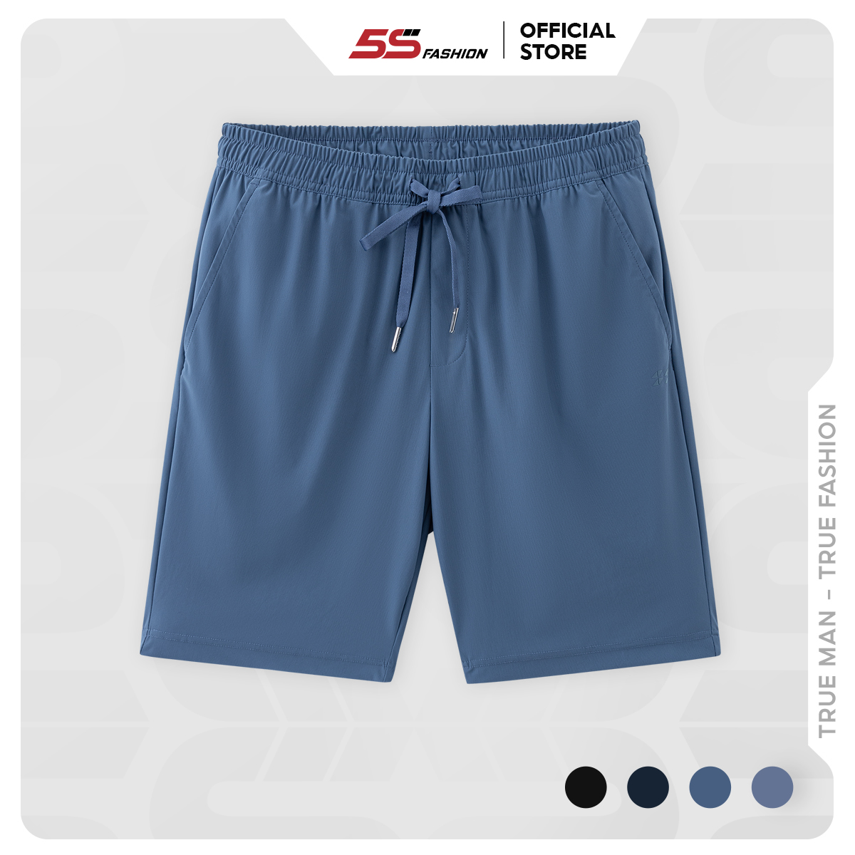 Quần Short Thun Nam 5S FASHION Mát, Nhẹ, Phom Regular, Phong Cách Thể Thao Khỏe Khoắn (QST25021)