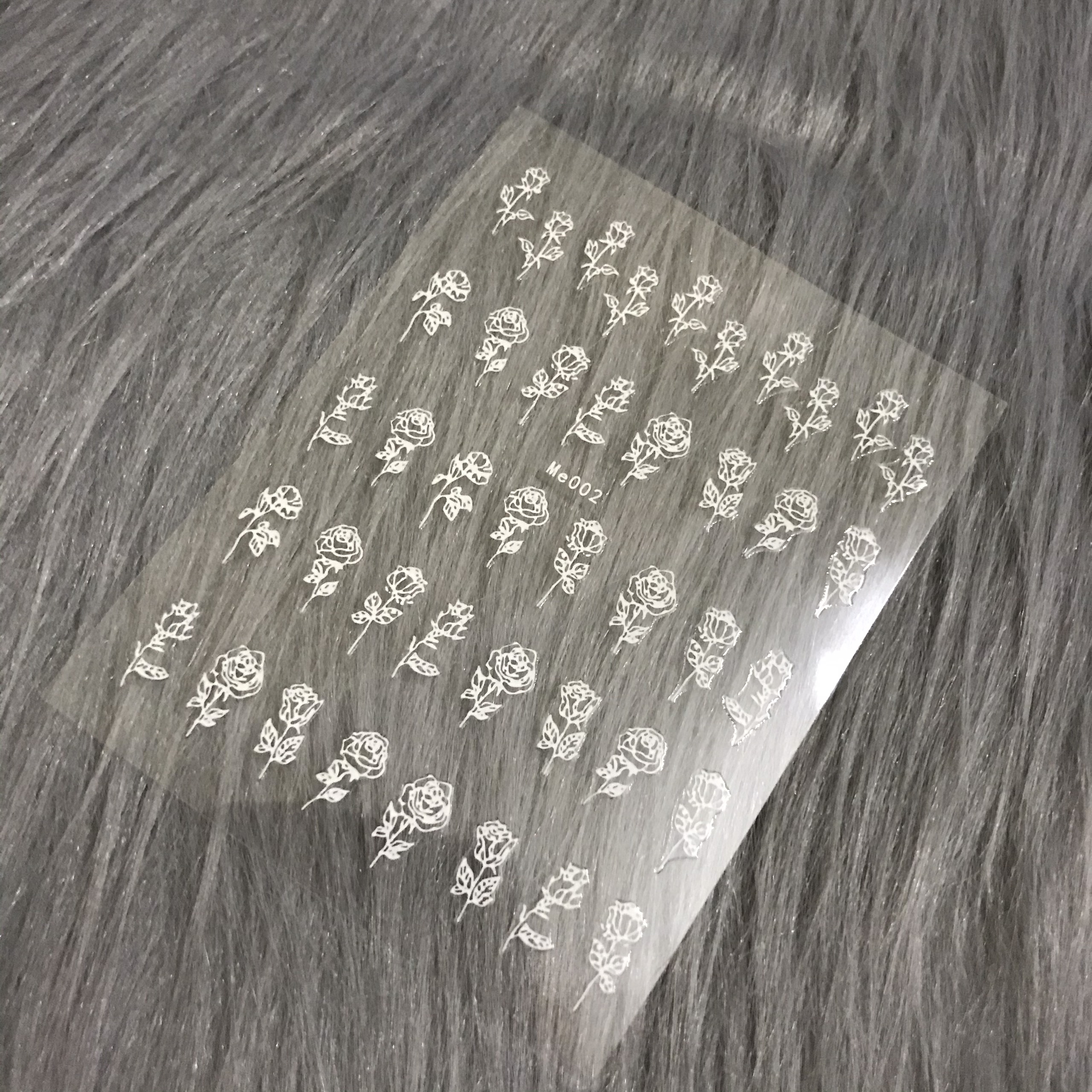 Sticker dán móng hoa hồng