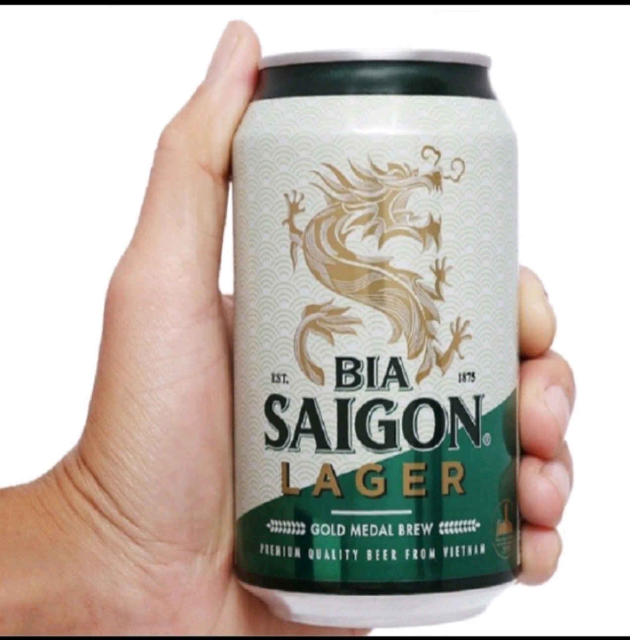 Bia Sài Gòn xanh Lager Lon 330ml