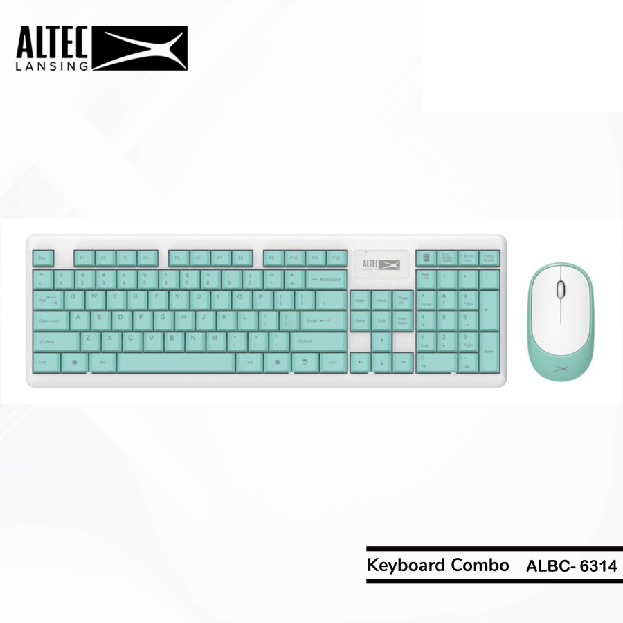 Combo bàn phím và chuột không dây Antec màu trắng