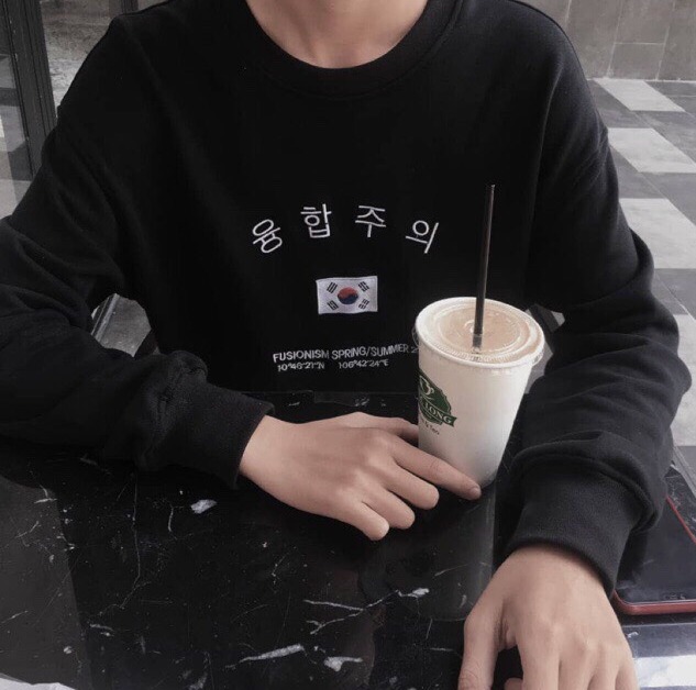 Áo Nỉ Nam Nữ Form rộng Dài Tay Cờ Hàn Phong Cách Trẻ Trung Cực Hót Năm 2021