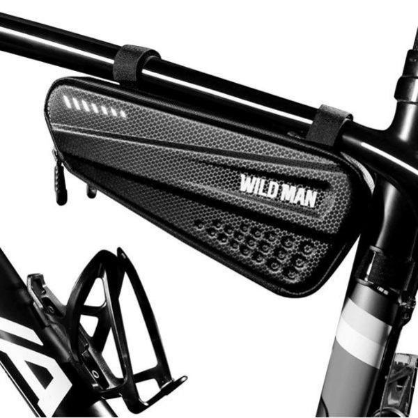 Túi gắn ống ngang xe đạp 251x90x100mm wild man wm04 bicycle top tube bag