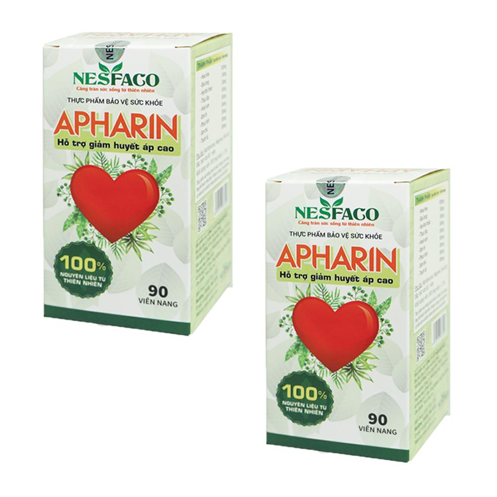 [HCM]Combo 2 Hộp Thực Phẩm Bảo Vệ Sức Khỏe APHARIN Hỗ Trợ Giảm Huyết Áp Cao