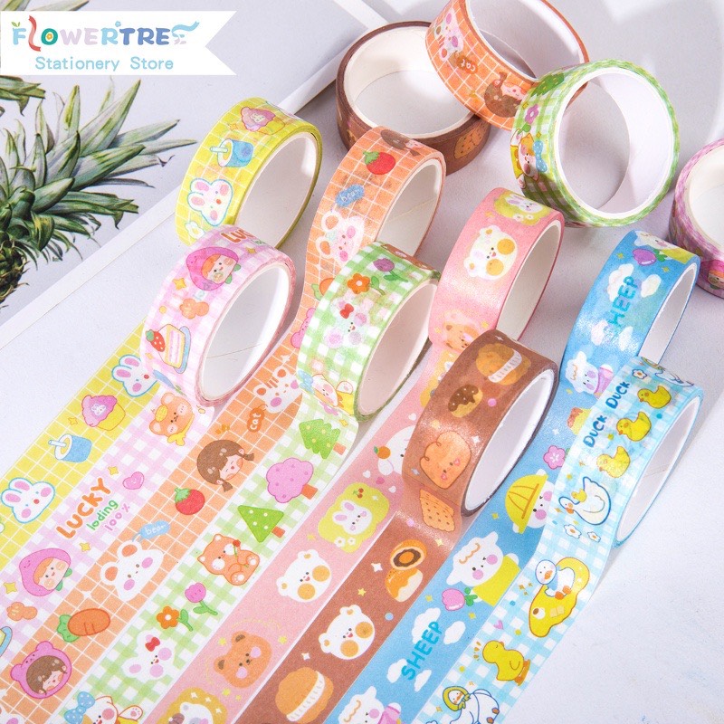 Băng dính washi dùng để trang trí