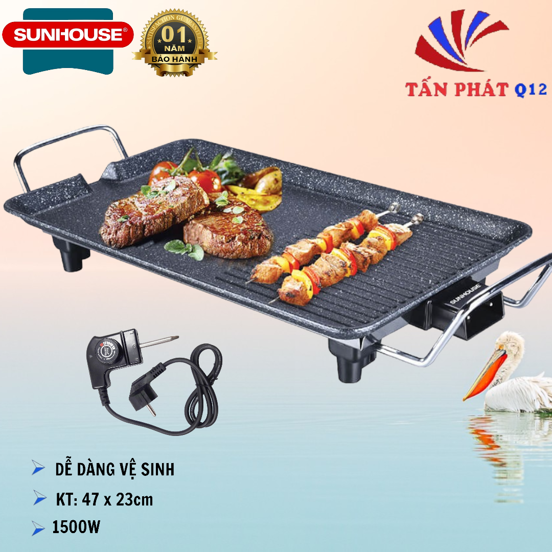 BẾP NƯỚNG ĐIỆN SUNHOUSE SHD4607, HOẶC BARETTI BRD462 Cam Kết Chính Hãng