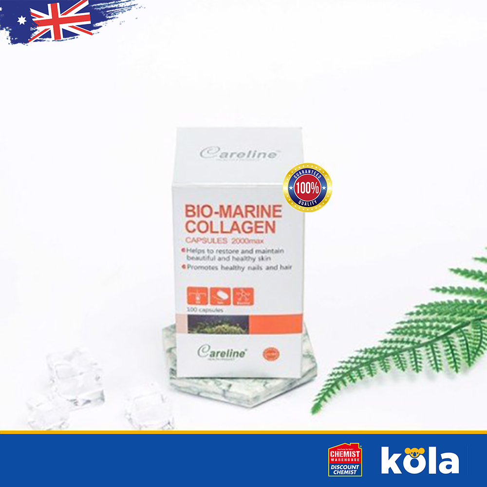 Viên Collagen thủy sinh Úc Careline Bio-Marine Collagen 100 Viên LZD2