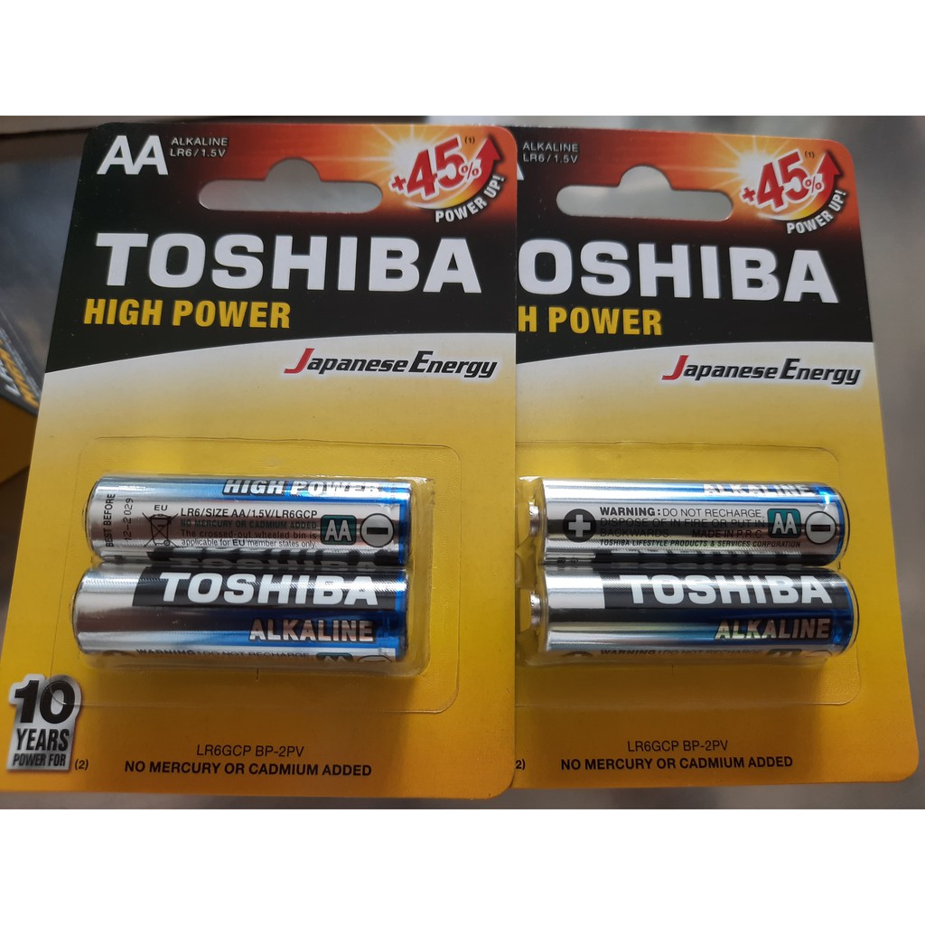 Pin alkaline toshiba lr6gcp bp-2pv