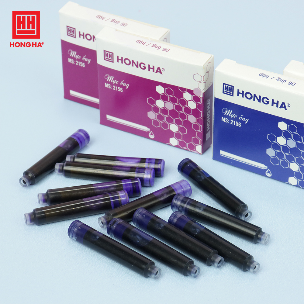 Hộp 6 ống mực hồng hà 2.5mm 2156