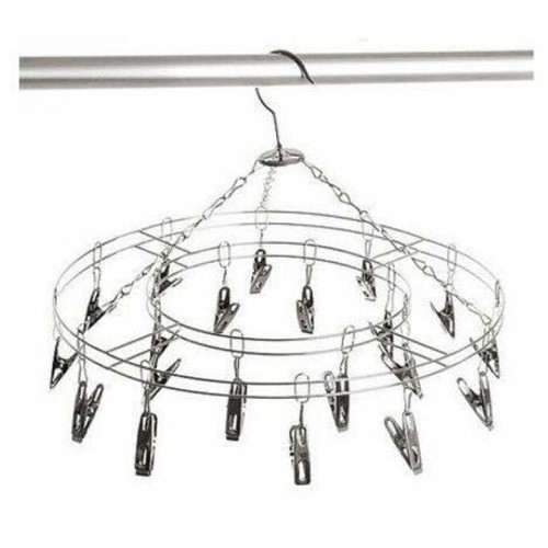 Móc Inox Tròn Phơi Tất, Đồ Lót- Móc Treo Inox - Móc Treo Inox