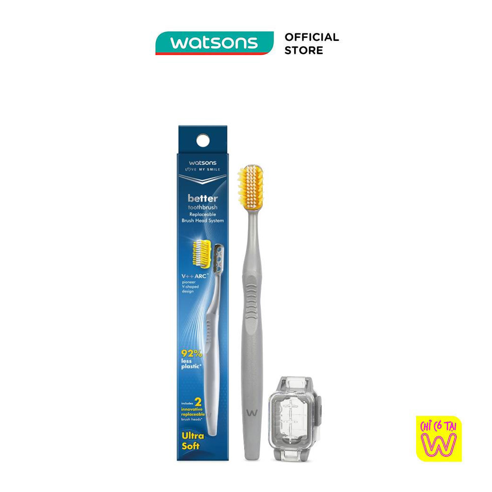 Bàn Chải Đánh Răng Watsons Better Toothbrush 1s with Replaceable Brush