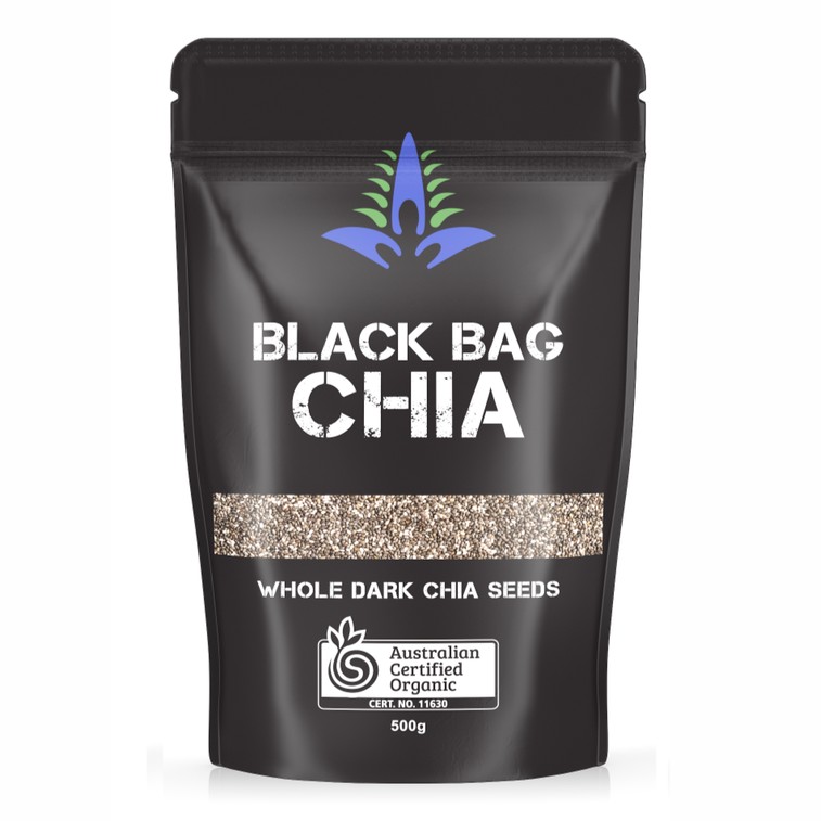 Hạt Chia đen Úc Black Bag Chia Túi 500g