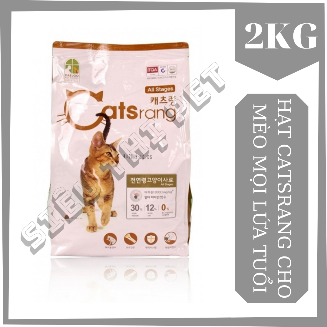 Catsrang - Thức ăn hạt cho mèo mọi lứa tuổi 2KG