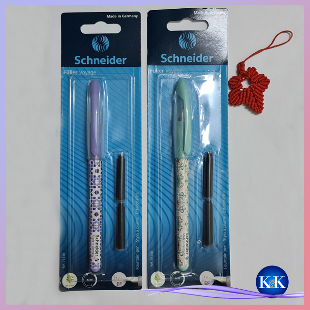 ❧K&K☙ Bút máy học sinh Voyage Schneider ngòi EF siêu bền mẫu 2021