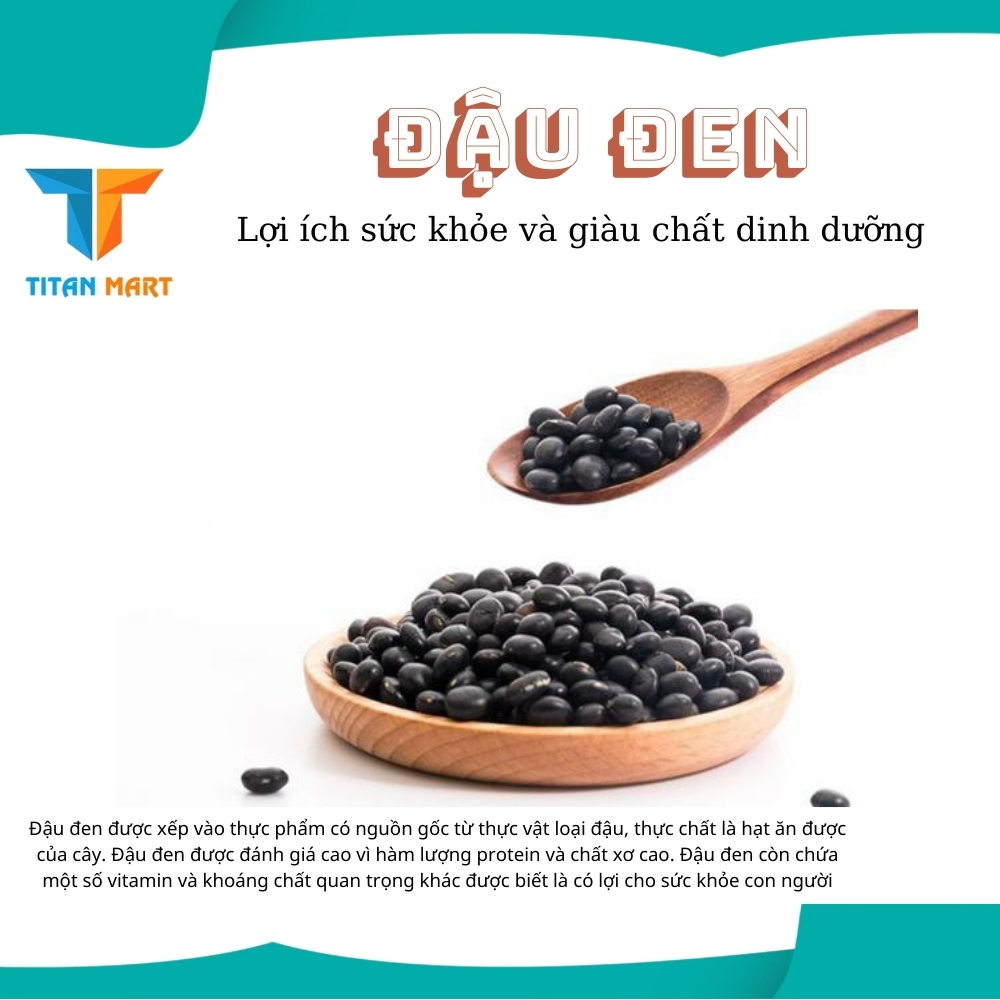 Đậu đen xanh lòng 0.5kg món ngon cho mọi nhà - Titan Mart