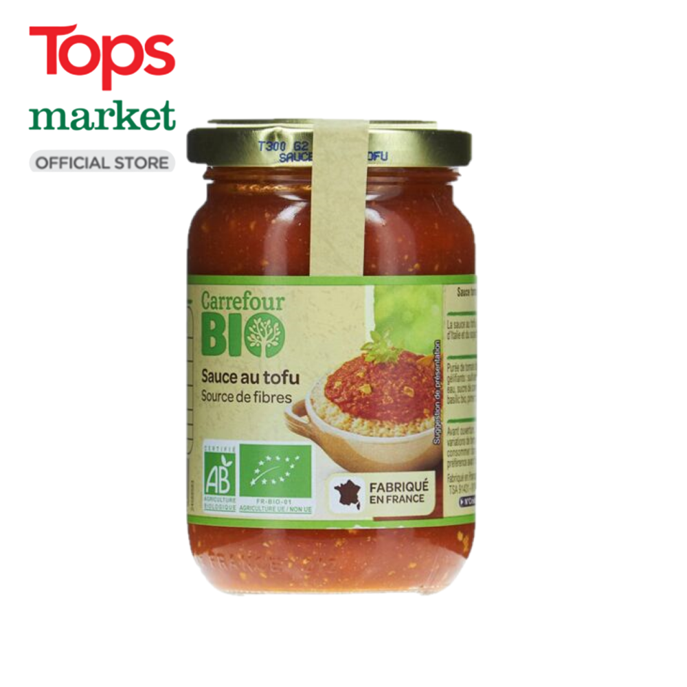 Sốt Bolgnese Với Đậu Phụ Hữu Cơ Carrefour Bio 200G - Siêu Thị Tops Market