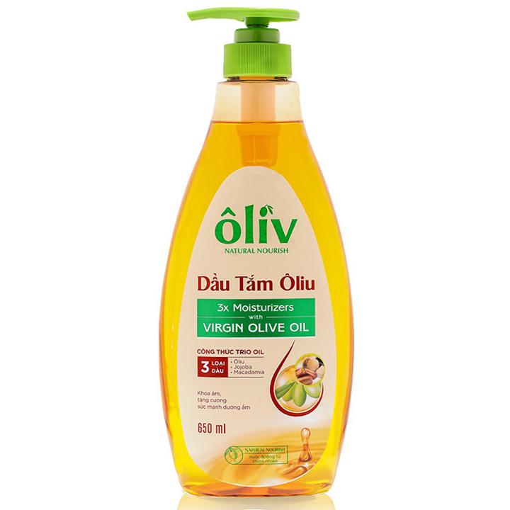 Dầu tắm ôliv virgin olive oil hương oliu 650ml