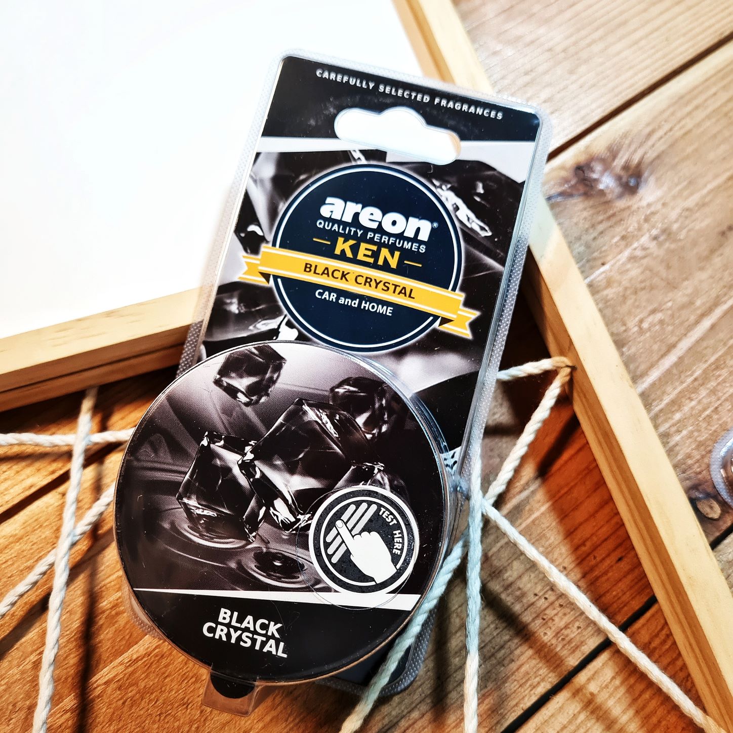 [FREE SHIP + MÃ GIẢM 20K] Sáp thơm ô tô hương Pha lê Đen AREON Ken Coffee -  Bulgaria - Nhập Khẩu nguyên đai nguyên kiện