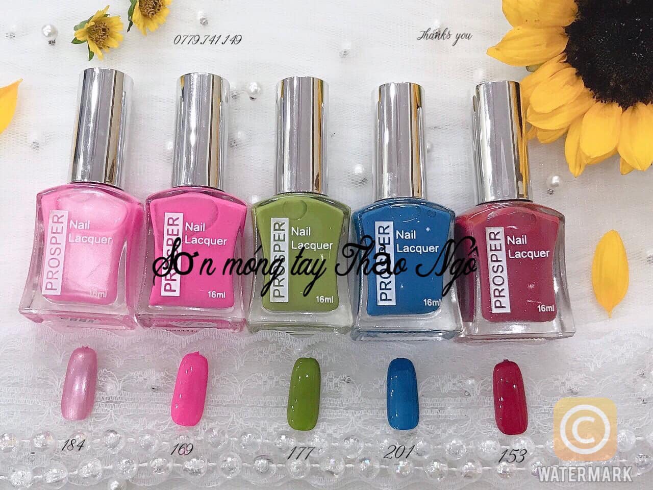 Sơn móng tay Prosper Siver 16ml