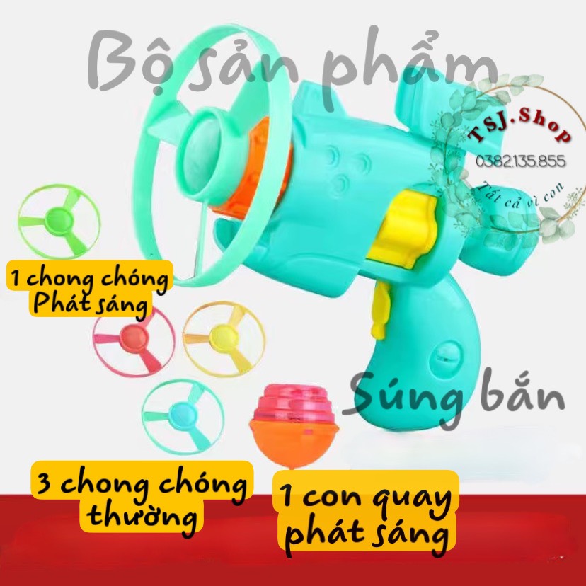 Sung đồ chơi trẻ em - sung chong chóng phát sáng