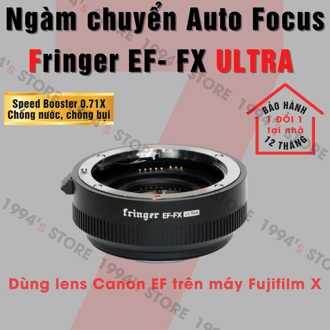 Ngàm chuyển Auto Focus Fringer EF-FX Ultra (FR-FX071) Speed Booster 0.71X - Dùng lens Canon EF/EFs cho máy ảnh Fujifilm