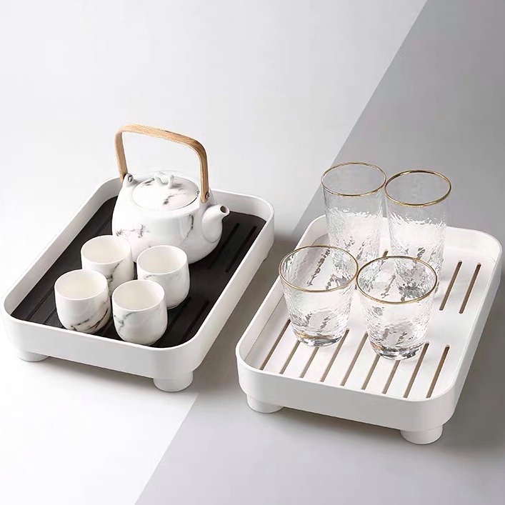 Khay đựng cốc ly phong cách hiện đại , khay trà , khay để đồ đa năng