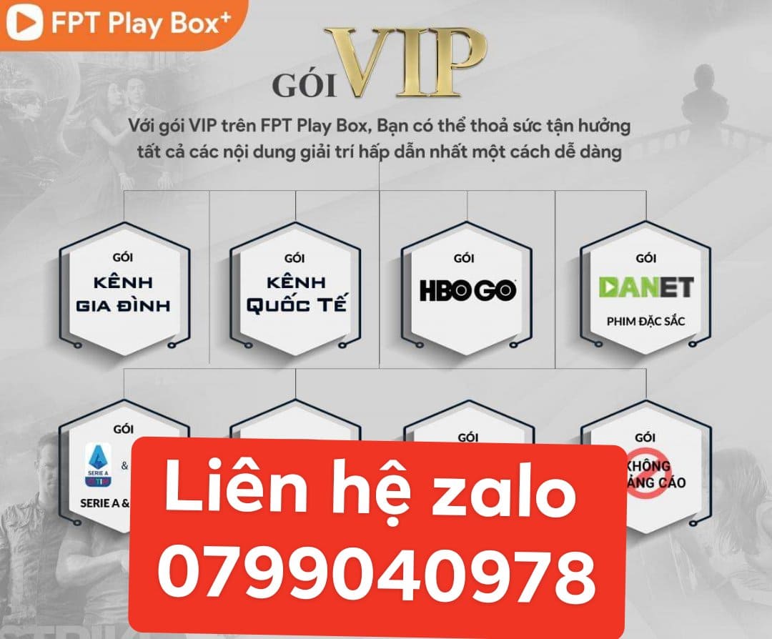 (liên hệ để tư vấn kĩ trước khi mua) Tài khoản FPT play VIP nửa năm giá 175k Liên hệ sđt zaloo trên ảnh sản phẩm