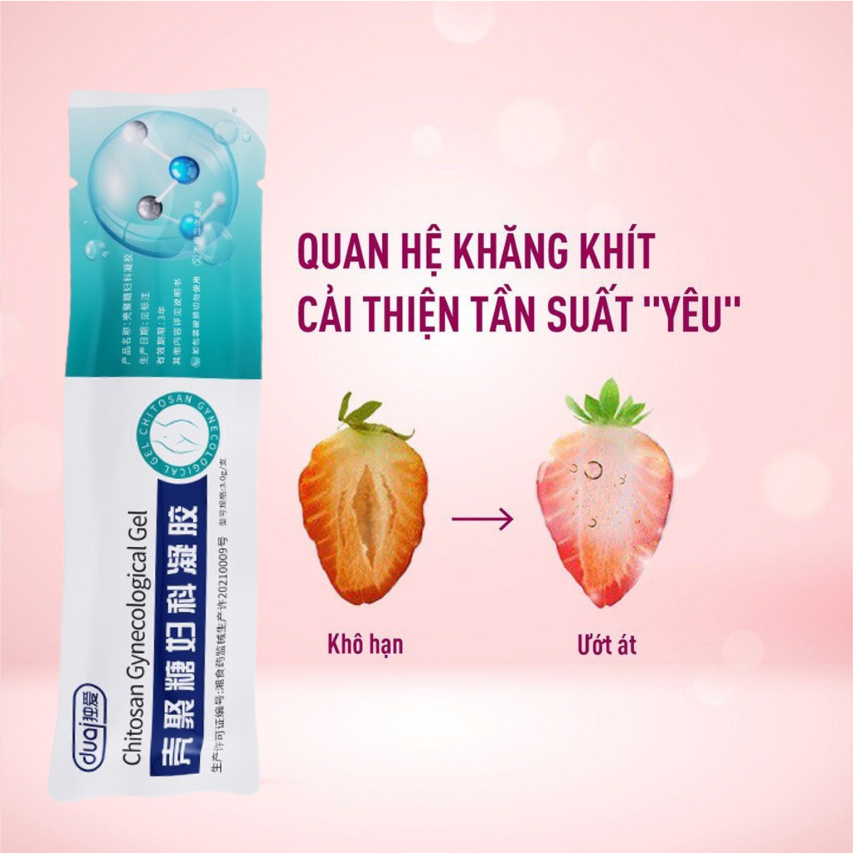  Đũa tình yêu gel Làm Sạch Viêm Nhiễm Khí Hư Giúp Cô Bé Hồng Hào Se Khít Cân Bằng Độ pH Ngừa Nấm Viêm Phụ Khoa Mùi Hôi Huyết Trắng Hiệu Quả Hộp 5 Bút 