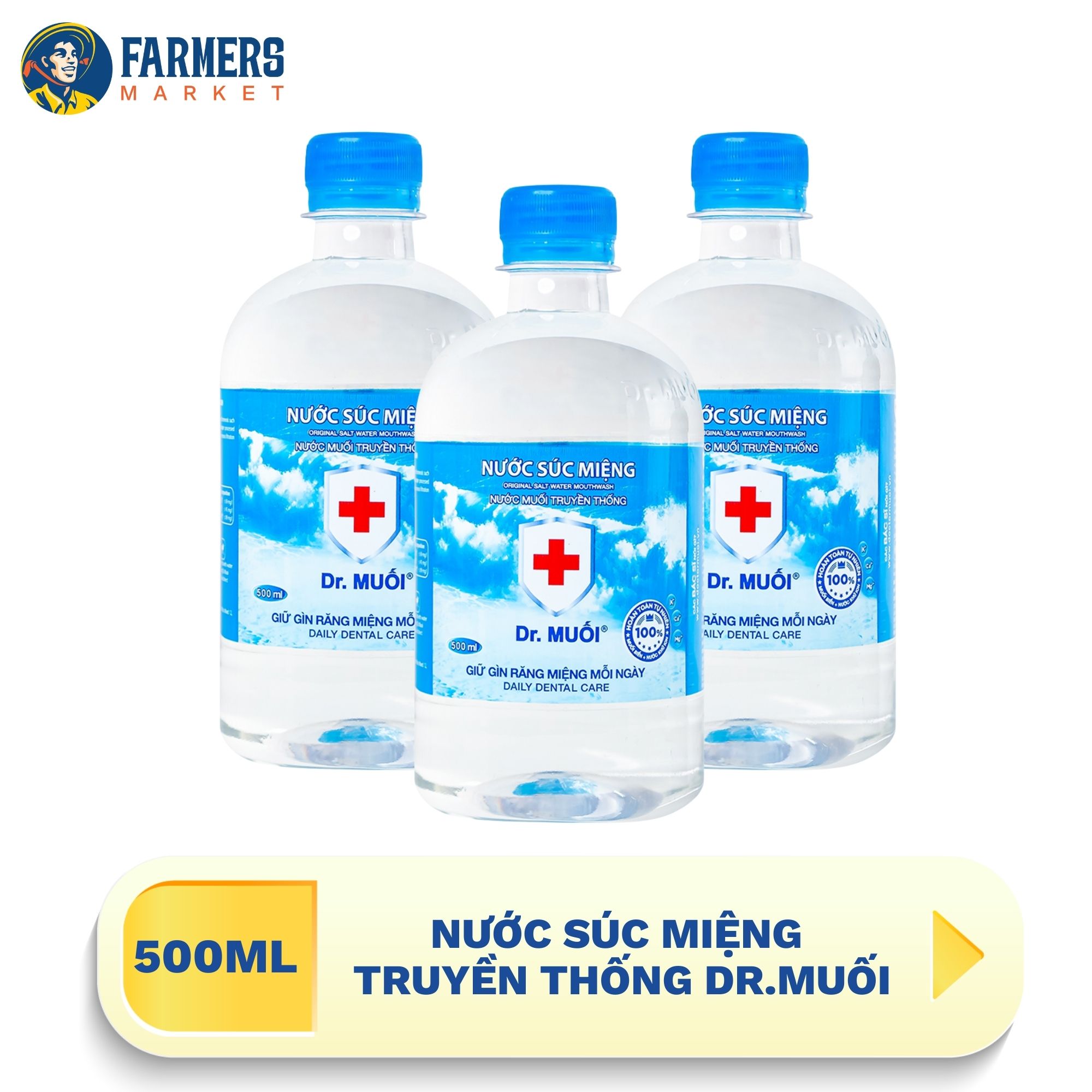 Nước súc miệng truyền thống Dr.Muối 500ML