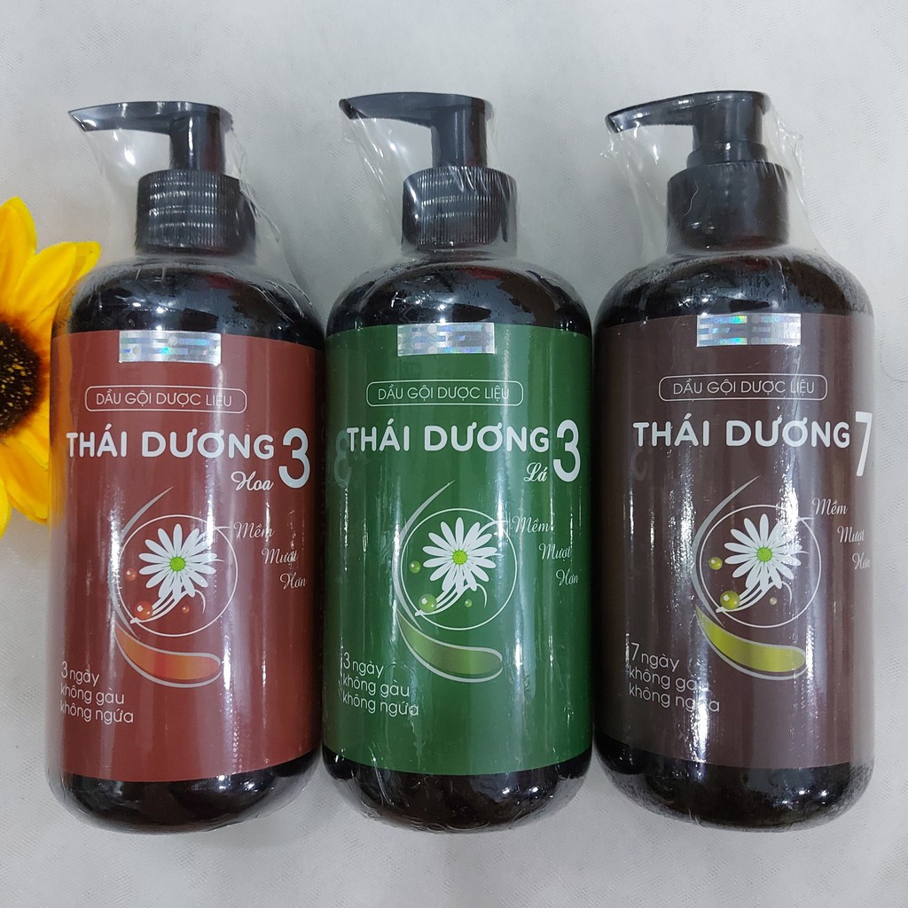 Dầu Gội Dược Liệu Thái Dương 3 7 ngăn rụng tóc và gàu ngứa