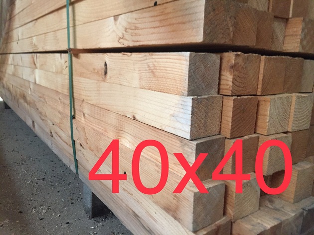 Gỗ thông vuông 4x4cm x dài 90cm [Loại bo tròn 4 góc và loại vuông 4 góc]